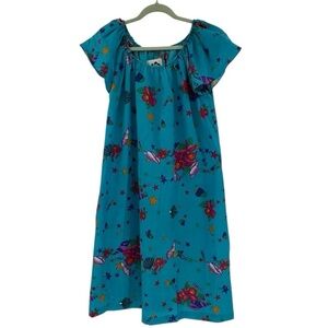 Hilo Hattie Vintage Made in Hawaii Mumu kaftan Size Large novelty print